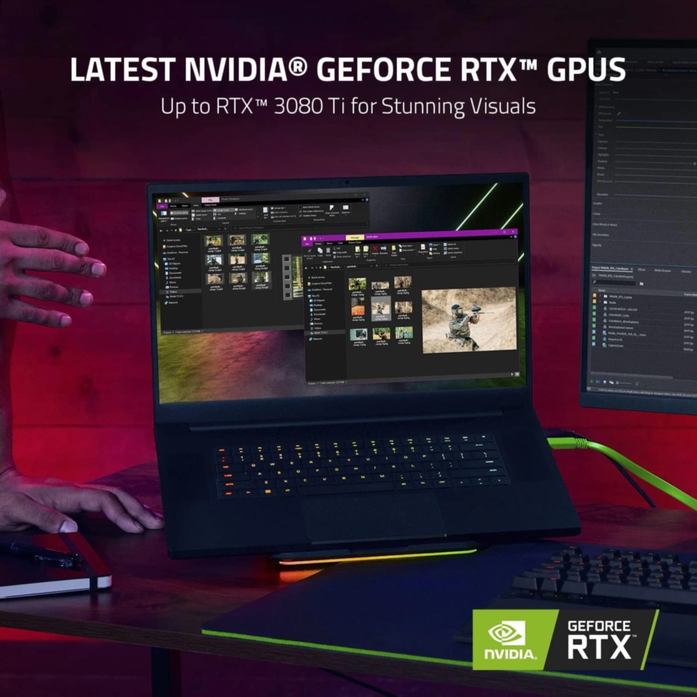 RAZER BLADE 17 CORE I9 12VA GEN 16GB RAM 1TB SSD NVIDIA GEFORCE RTX3070 TI TECLADO INGLÉS RAZER | NEGRO