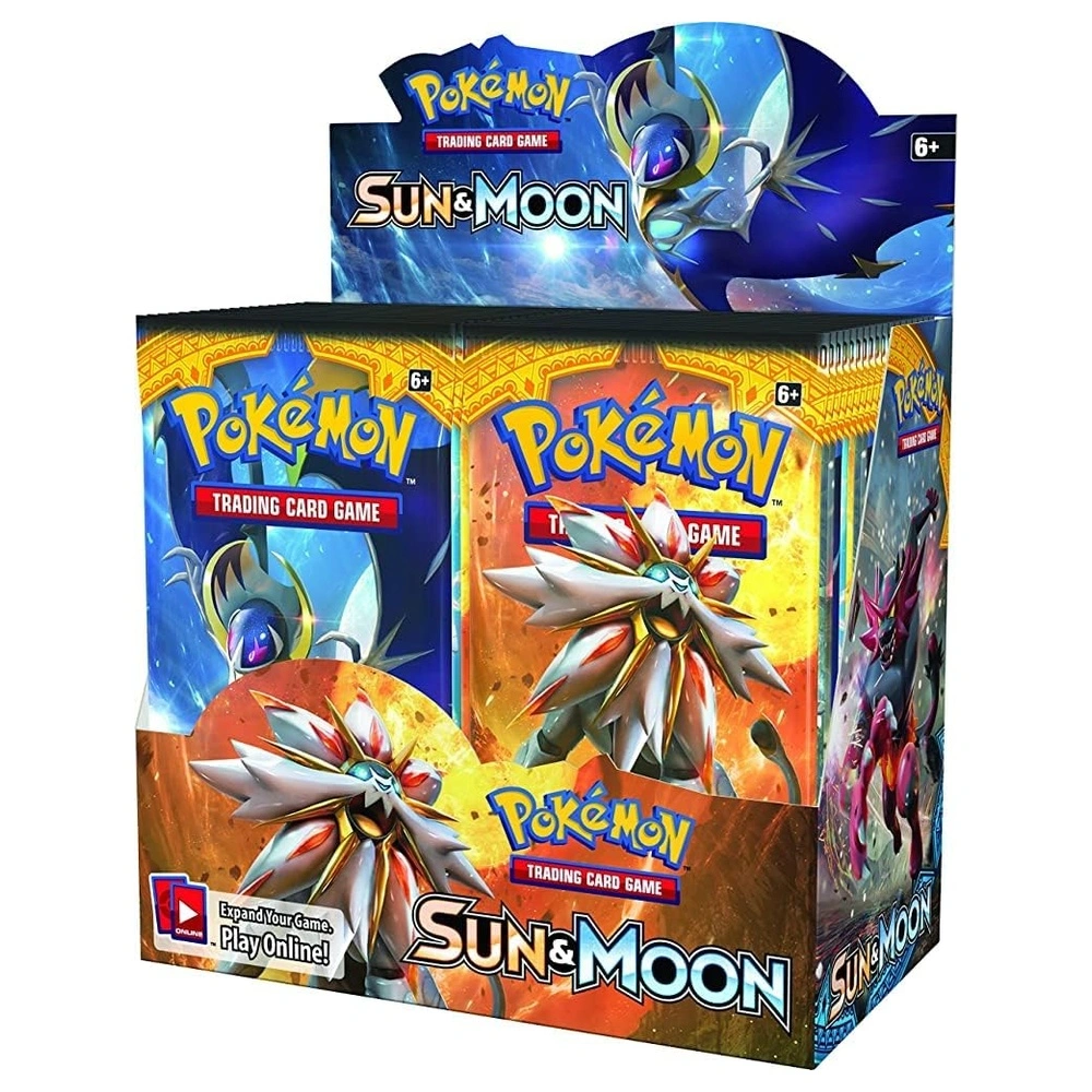 Pokémon Sun & Moon Booster Box 36 Pack de Tarjetas