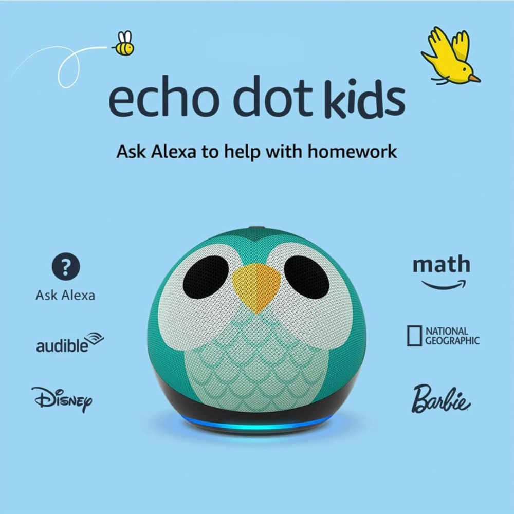 PARLANTE INTELIGENTE AMAZON ECHO DOT KIDS | BÚHO