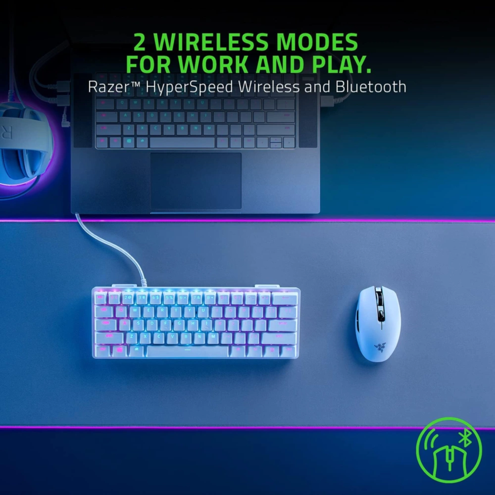 RAZER OROCHI V2 MOUSE INALÁMBRICO SENSOR ÓPTICO AVANZADO 5G DE 18K DPI RAZER | BLANCO