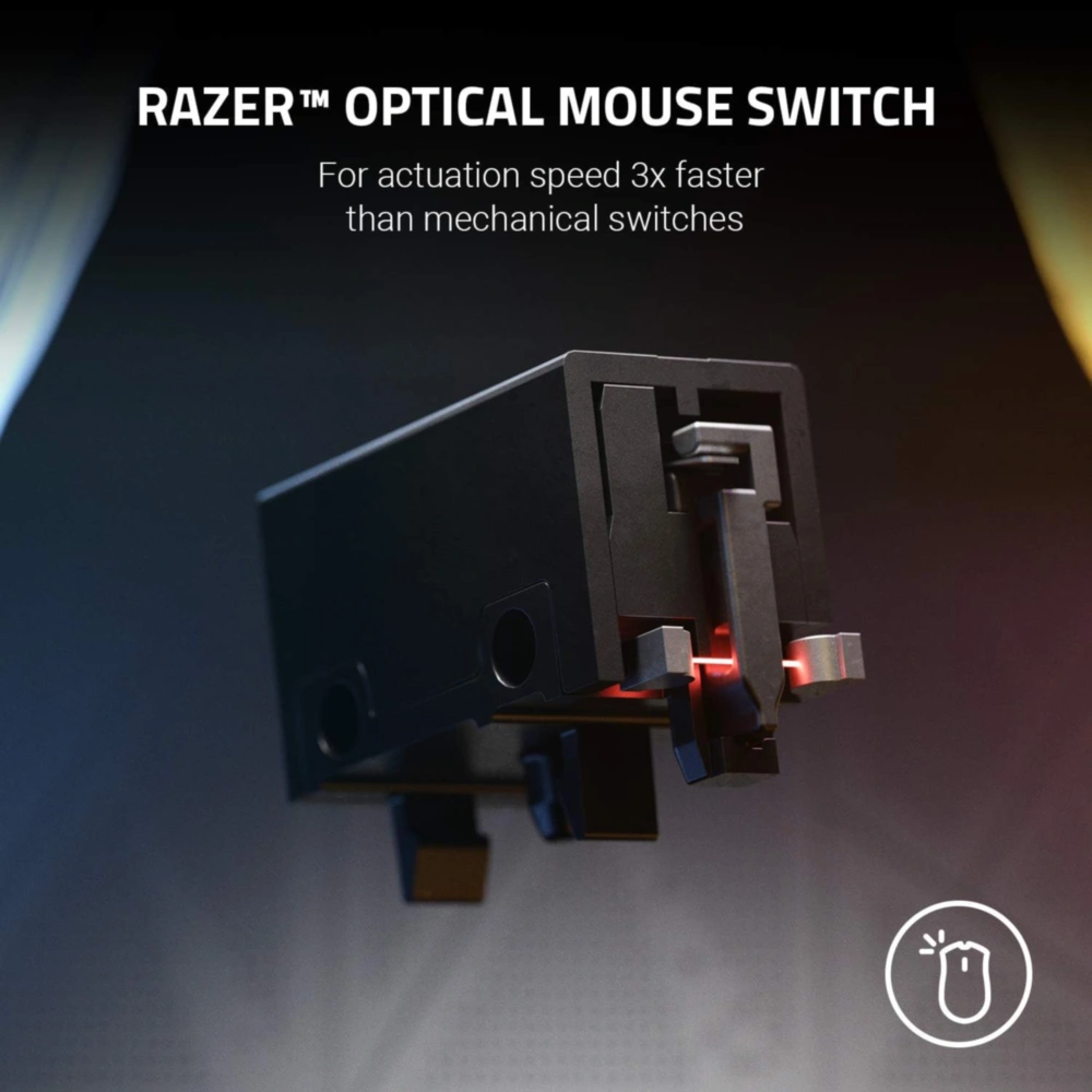 RAZER BASILISK V2 MOUSE GAMER CON CABLED SENSOR ÓPTICO DE 20K DPI 11 BOTONES PROGRAMABLES RAZER | NEGRO