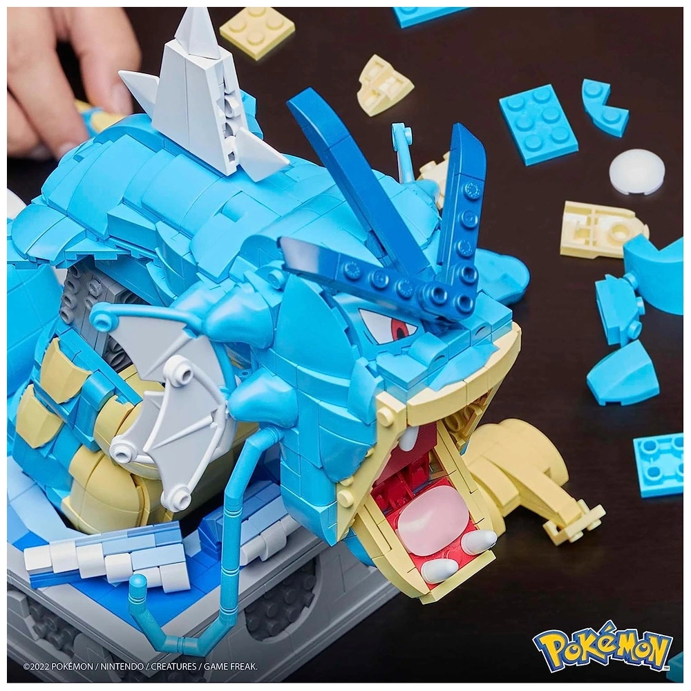 71bRGTTnyQL._AC_SL1500_.webp Figura de Pokémon con ladrillo de movimiento mecanizado Gyarados - Mega Construx