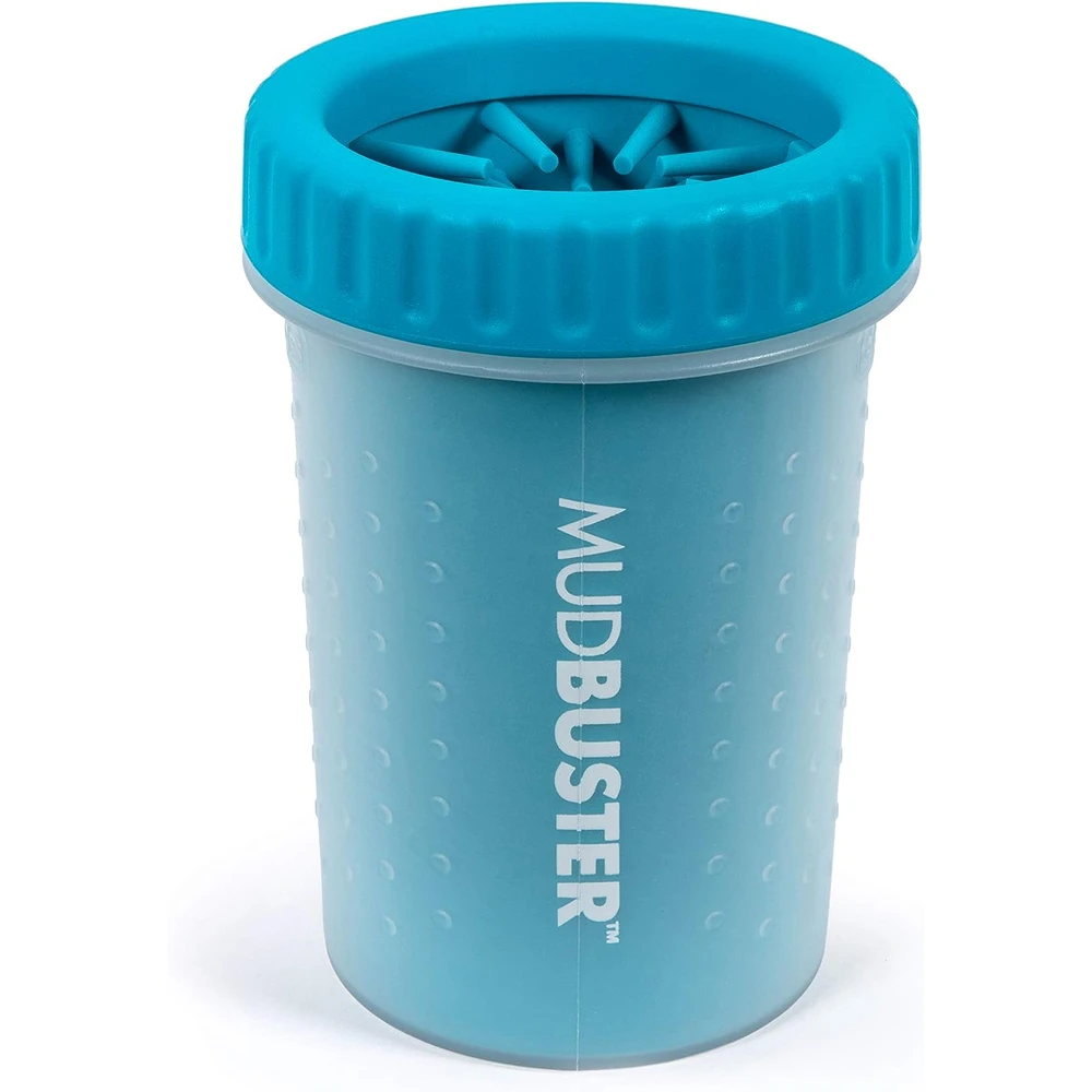 Dexas Mudbuster Limpiador Portátil Para Patas De Perro, Mediano, Azul