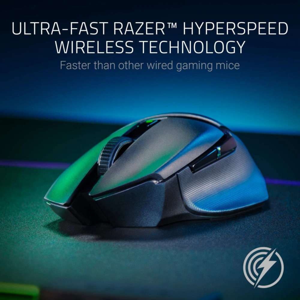 RAZER MOUSE GAMER BASILISK X HYPERSPEED SENSOR ÓPTICO DE 16K DPI 6 BOTONES PROGRAMABLES RAZER | NEGRO