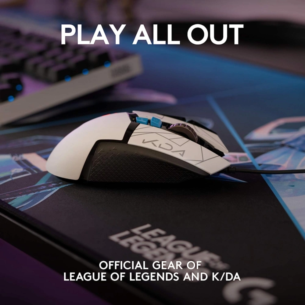 MOUSE GAMER G502 LOGITECH | BLANCO