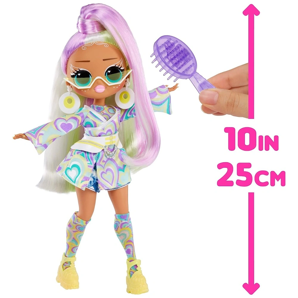 LOL Sorpresa OMG Sunshine Color Change Sunrise Fashion Doll con Cabello Que Cambia de color