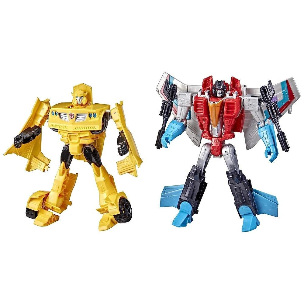 Transformers Toys Heroes And Villains Bumblebee Y Starscream Paquete 7 Pulgadas