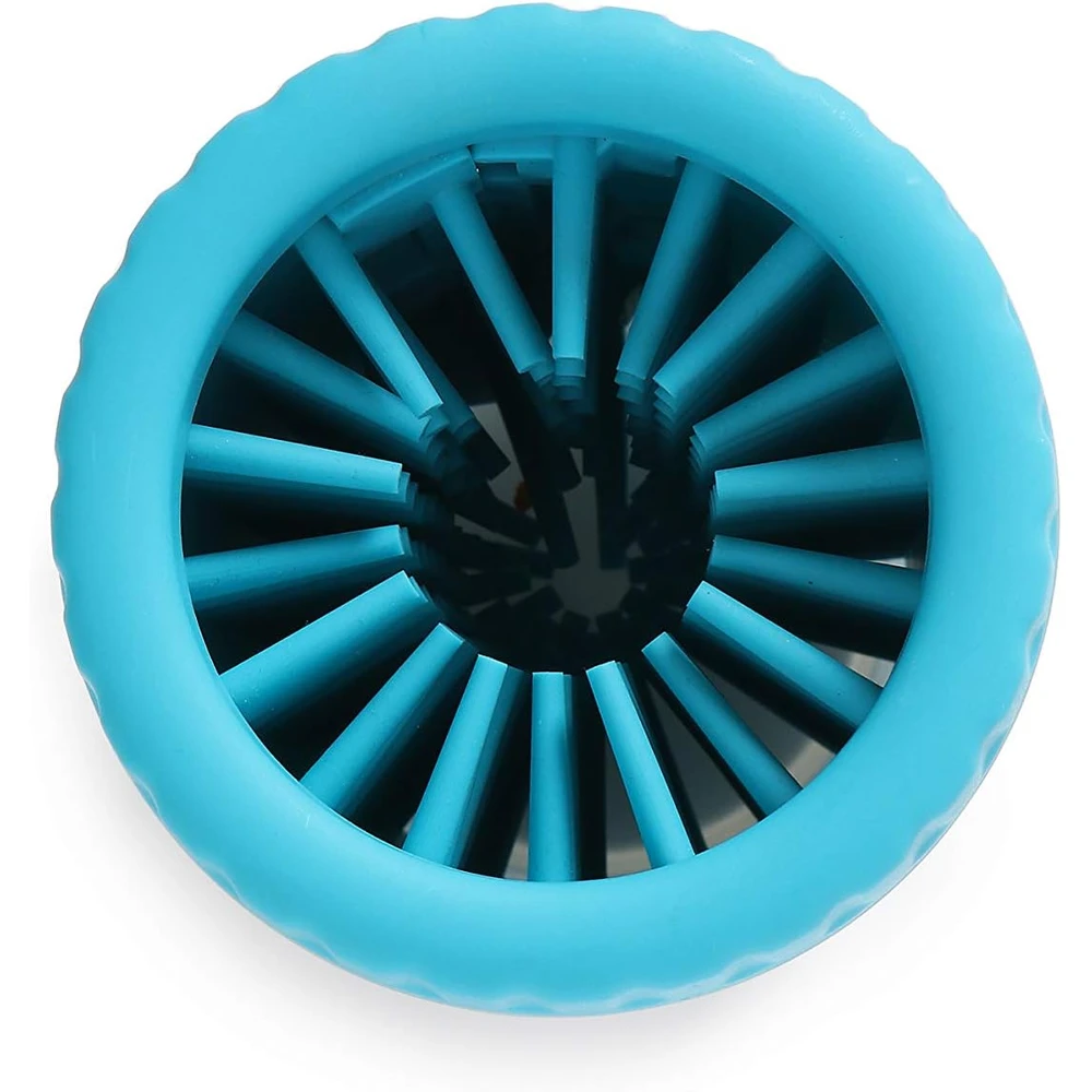 Dexas Mudbuster Limpiador Portátil Para Patas De Perro, Mediano, Azul