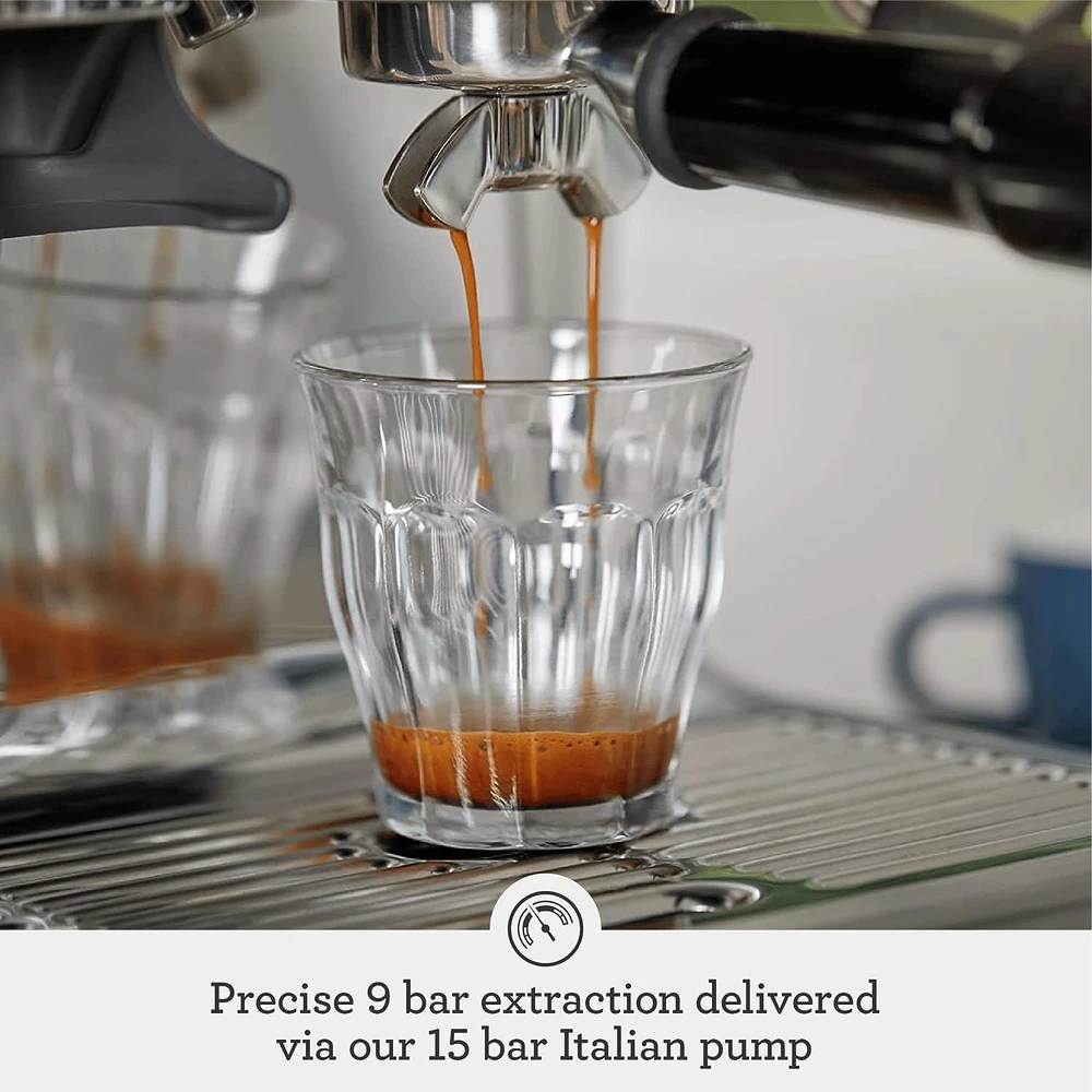 71wsQAAlmFL_AC_SL1500_.webp CAFETERA BREVILLE BARISTA EXPRESS MÁQUINA DE ESPRESSO, ACERO INOXIDABLE CEPILLADO, BES870XL, GRANDE