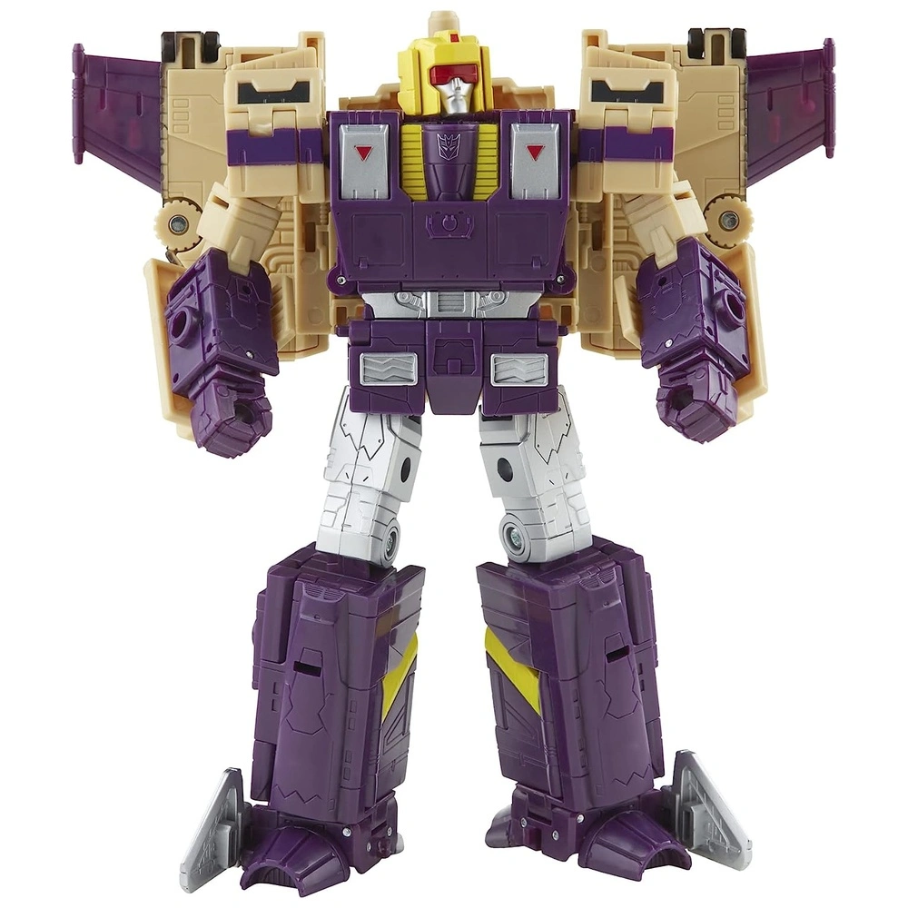 FIGURA TRANSFORMERS GENERATIONS LEGACY LEADER BLITZWING TRIPLE CHANGER