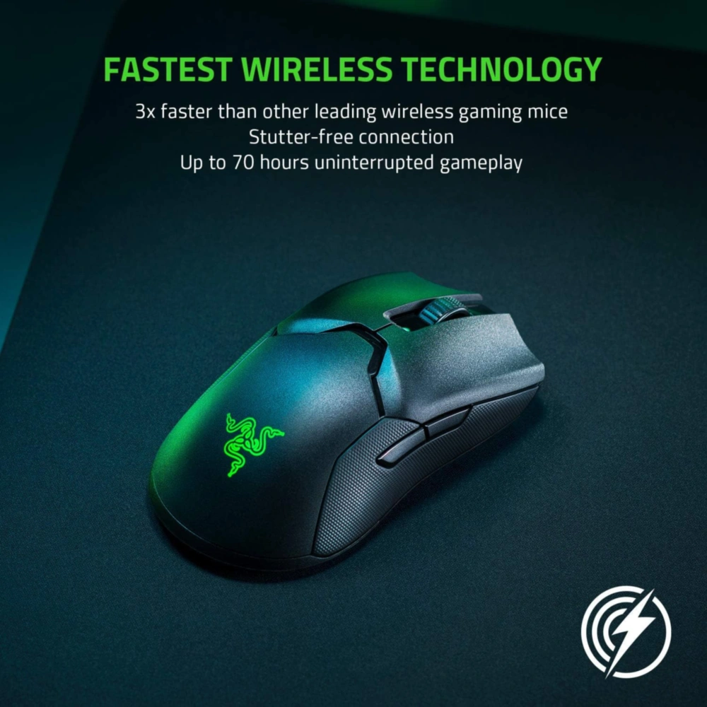 MOUSE RAZER GAMING VIPER INALÁMBRICO SENSOR ÓPTICO DPI | NEGRO