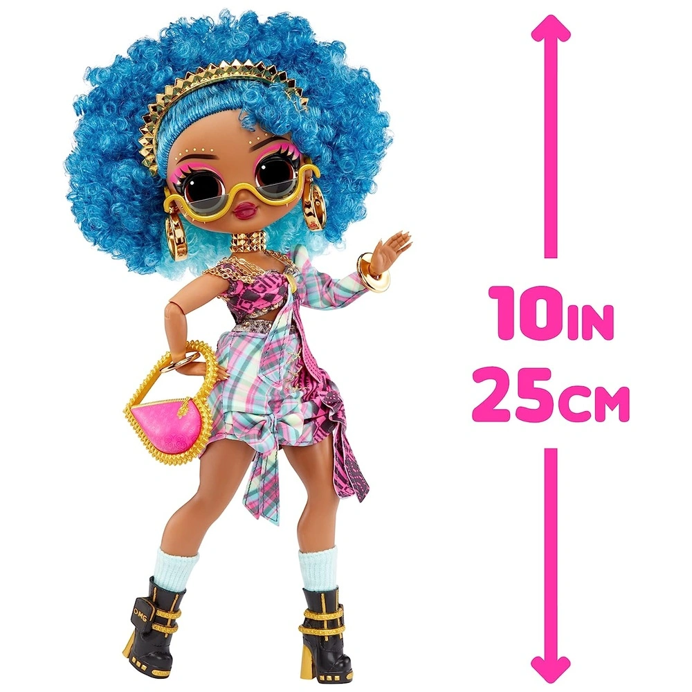 LOL Sorpresa OMG Muñeca de Moda Jams con Múltiples accesorios