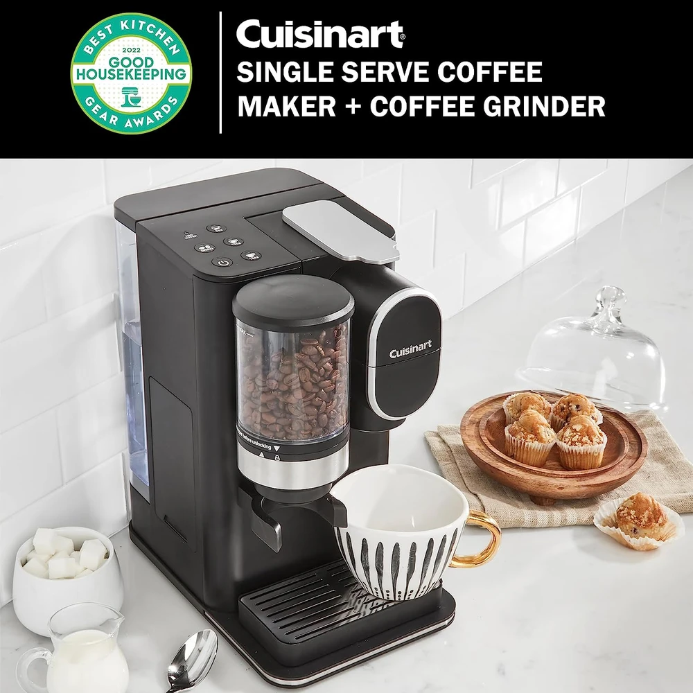 818UROqyvjL_AC_SL1500_.webp CAFETERA CUISINART DE UNA SOLA PORCIÓN + MOLINILLO DE CAFÉ, DEPÓSITO EXTRAÍBLE DE 48 ONZAS, NEGRO, DGB-2