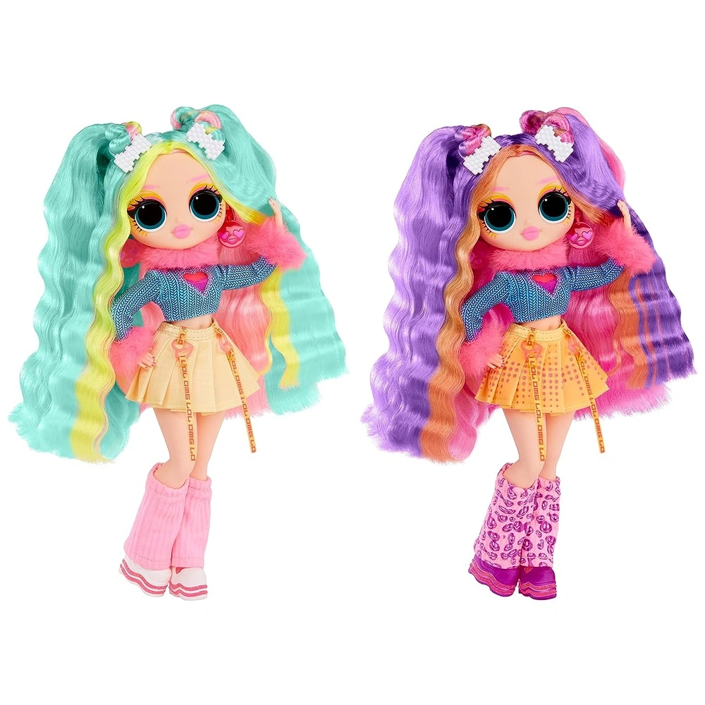 LOL Sorpresa OMG Sunshine Color Change Bubblegum Dj Fashion Doll con Cabello Que Cambia de color