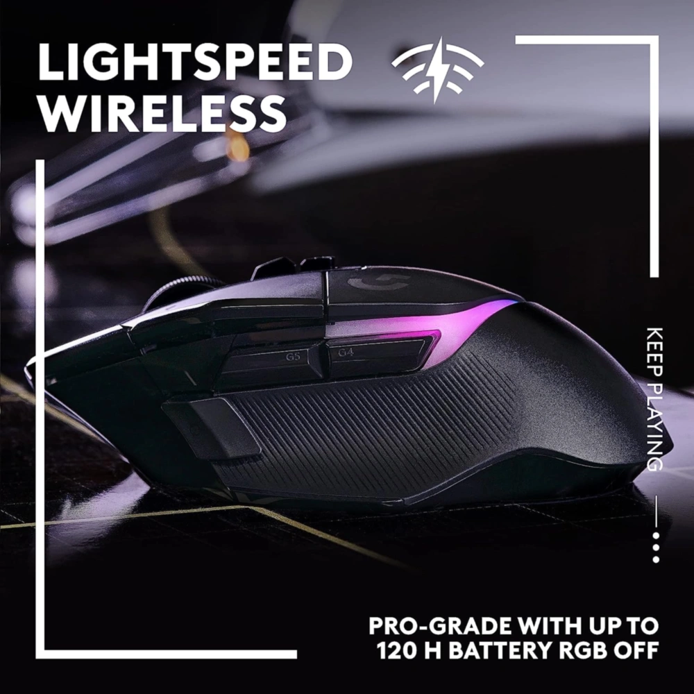 MOUSE INALÁMBRICO RGB G502 X PLUS LIGHTSPEED LOGITECH | NEGRO