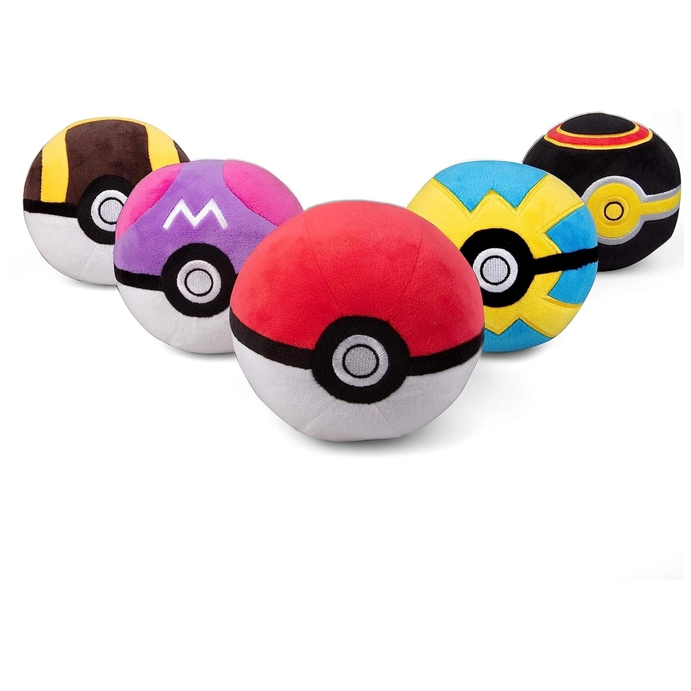 Pokémon Peluche Pokéball Plush 5Pack