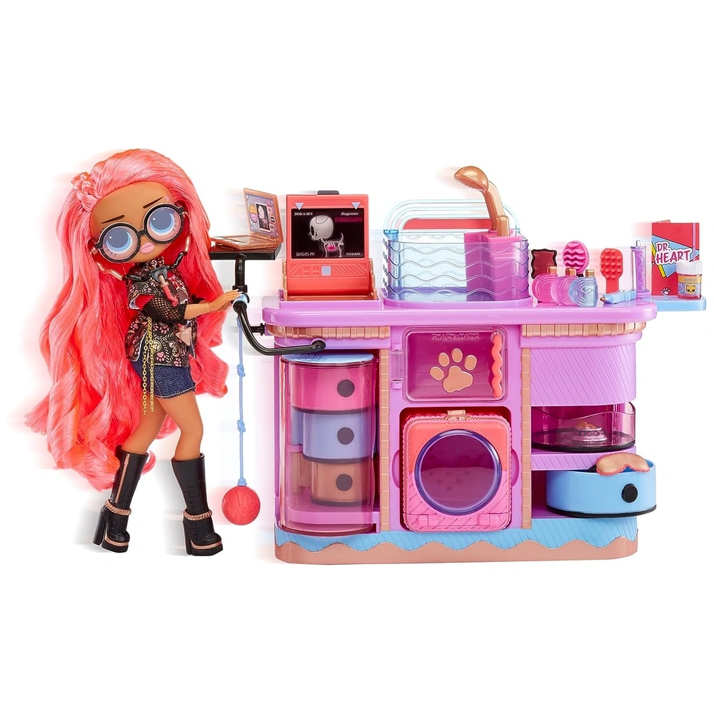LOL Sorpresa OMG Rescue Vet con Más de 45 accesorios cambio de color 2 Mascotas