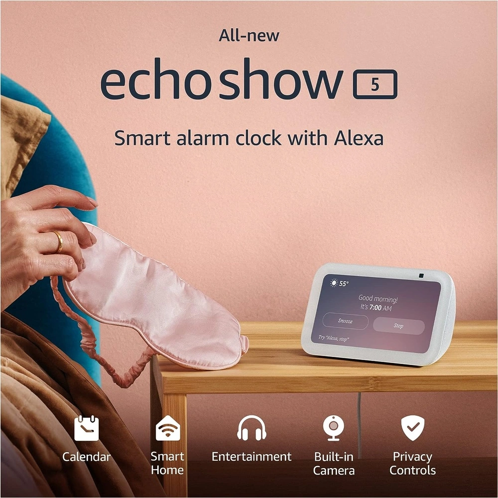 PARLANTE INTELIGENTE AMAZON ECHO SHOW 5 | BLANCO GLACIAR