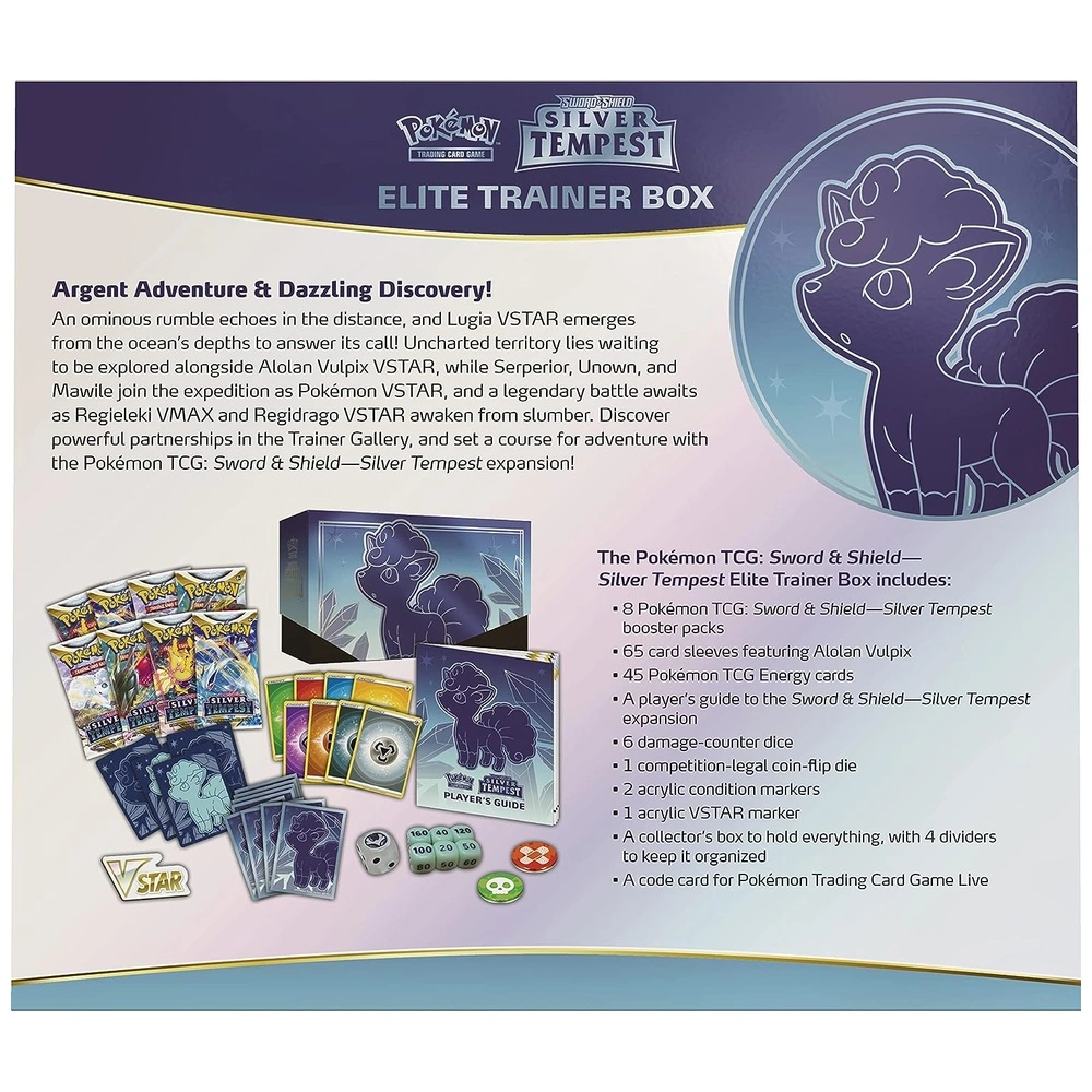 Pokémon TCG: Sword & Shield Silver Tempest Elite - Caja de entrenamiento
