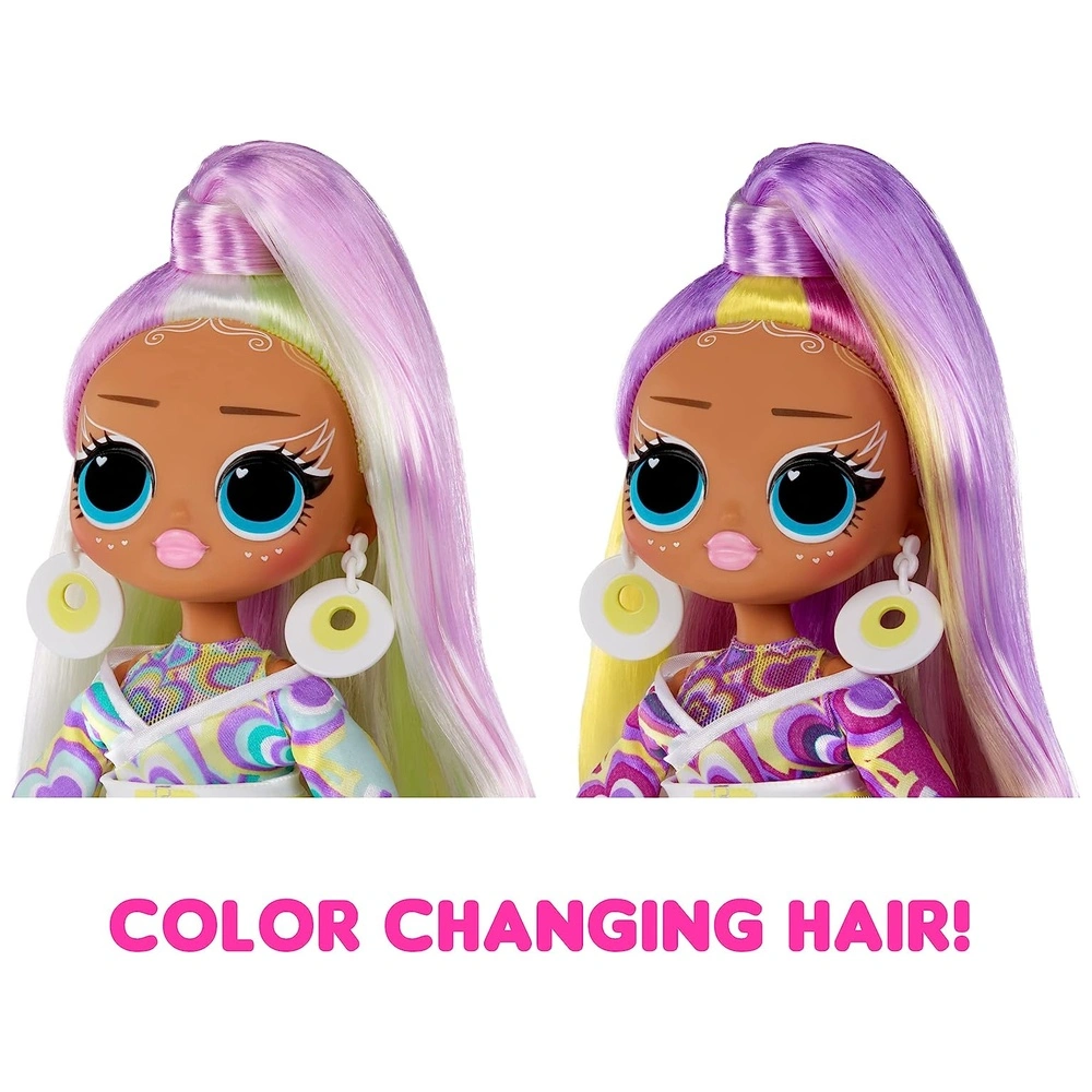 LOL Sorpresa OMG Sunshine Color Change Sunrise Fashion Doll con Cabello Que Cambia de color