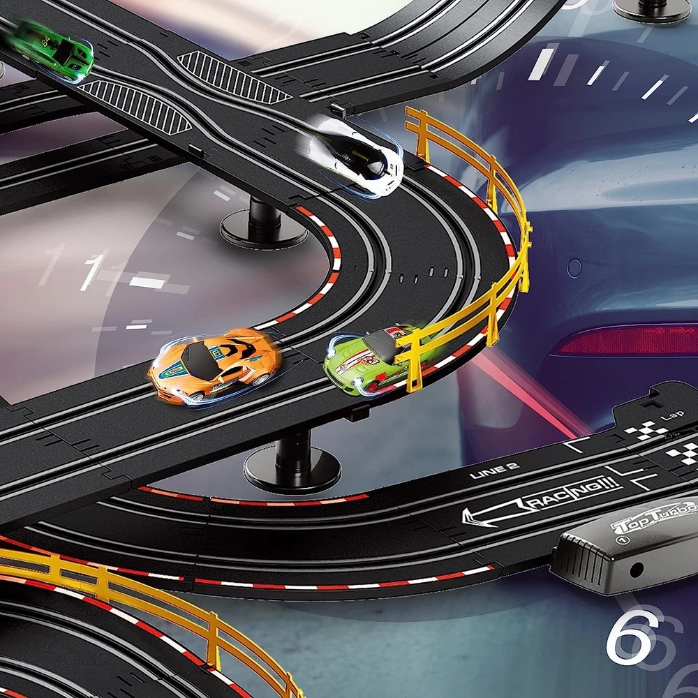 Pista de carreras eléctrico con dos carriles Top Turbo