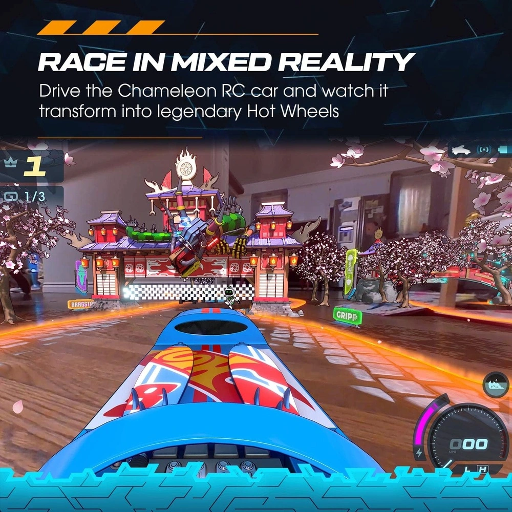 Hot Wheels Rift Rally Conducción De Realidad Mixta Más De 140 Autos