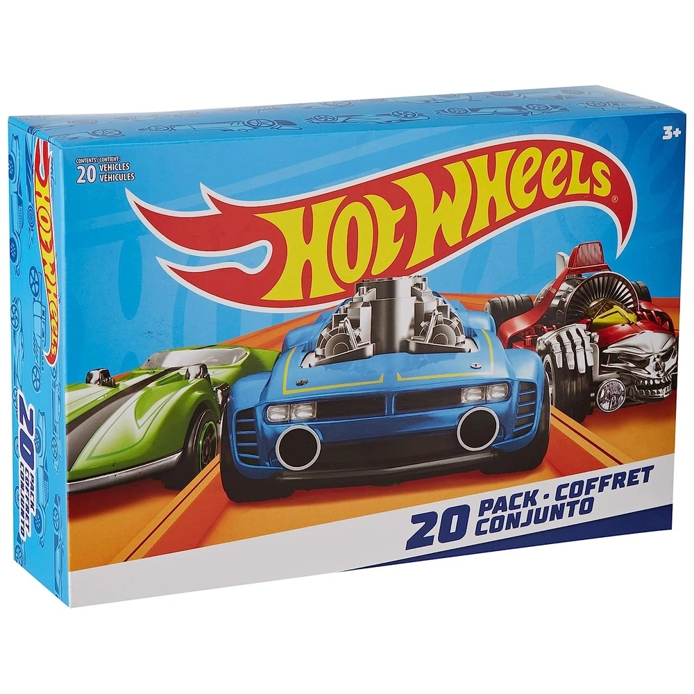 Hot Wheels Pack de 20 Coches Y Camiones De Juguete Coleccionables