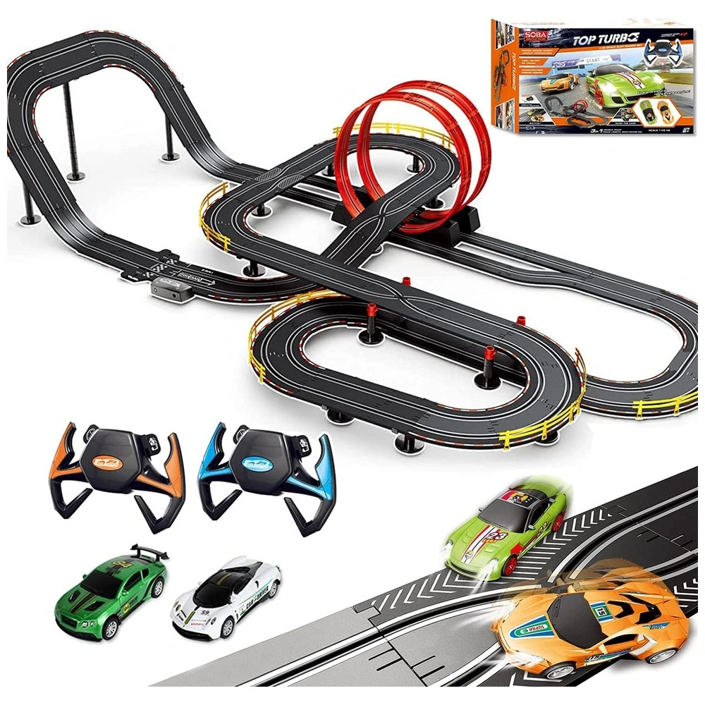 Pista de carreras eléctrico con dos carriles Top Turbo