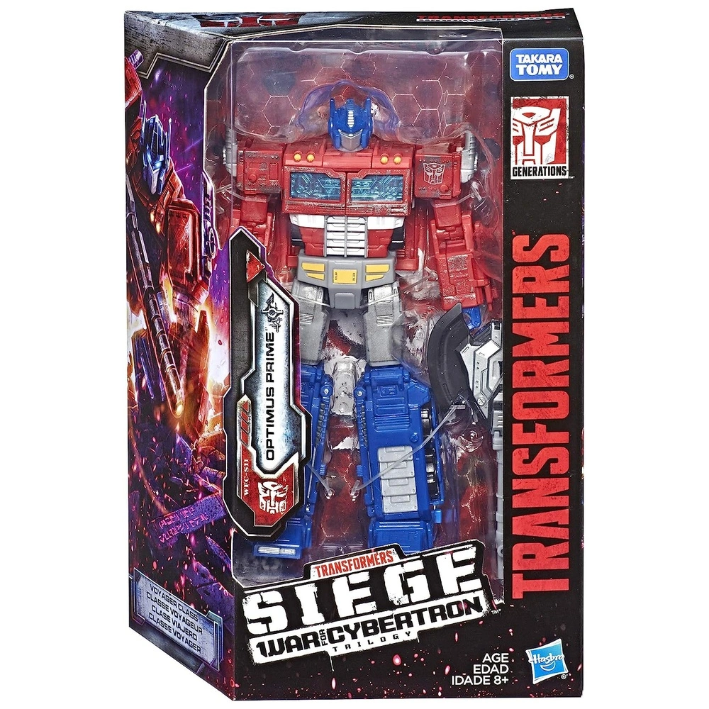 81tkn2LseL._AC_SL1500_.webp Transformers Generations War For Cybertron Siege Voyager Class Wfc-S11 Optimus Prime