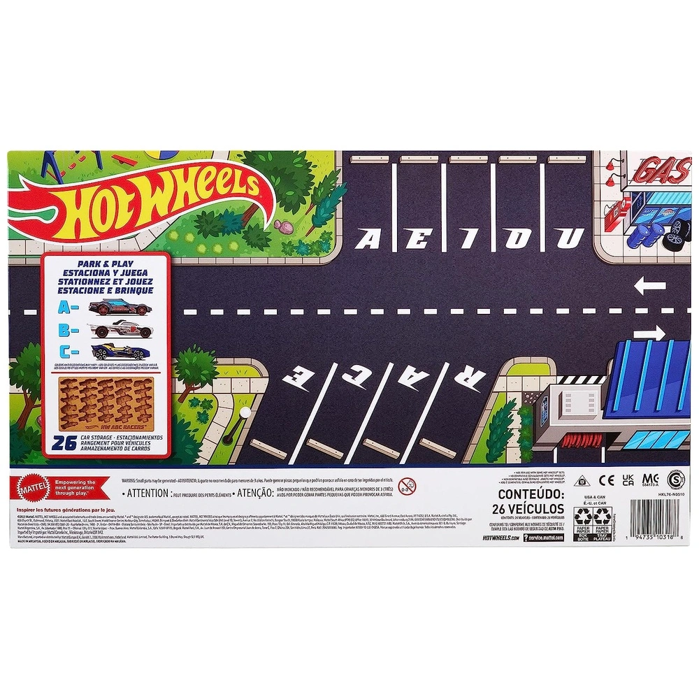 Hot Wheels Abc Racers 26 Cars con letras del alfabeto