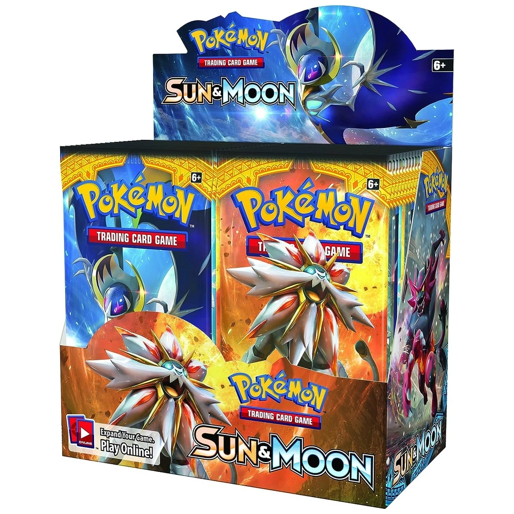 Pokémon Sun & Moon Booster Box 36 Pack de Tarjetas