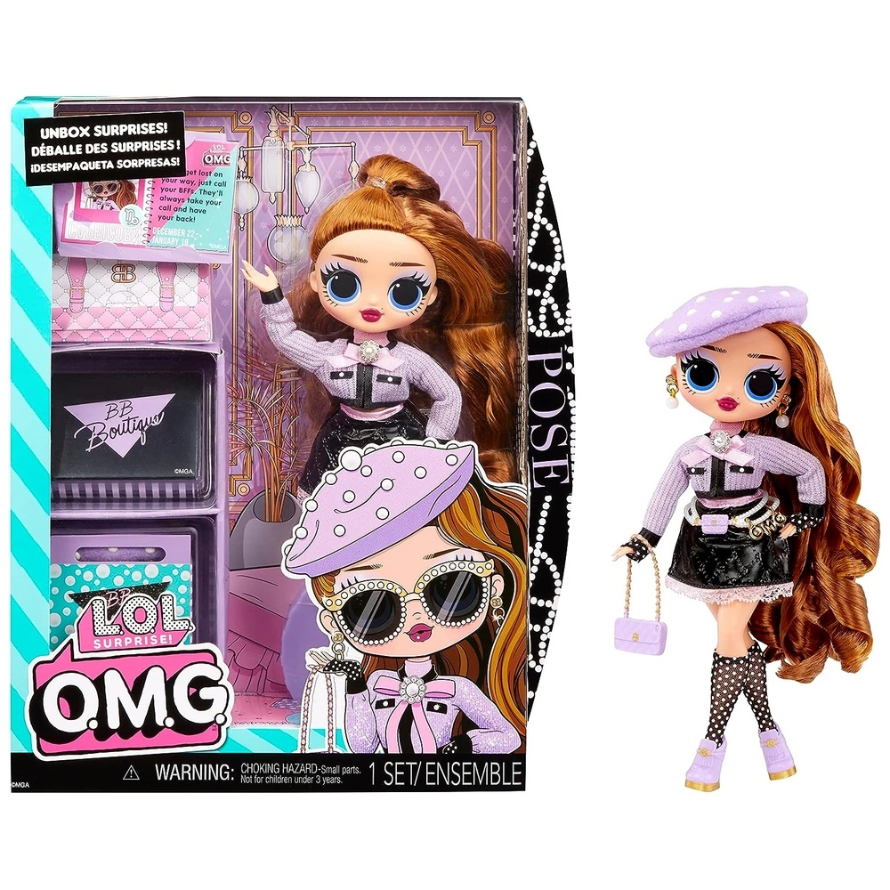 LOL Sorpresa OMG Pose Fashion Doll con Múltiples accesorios