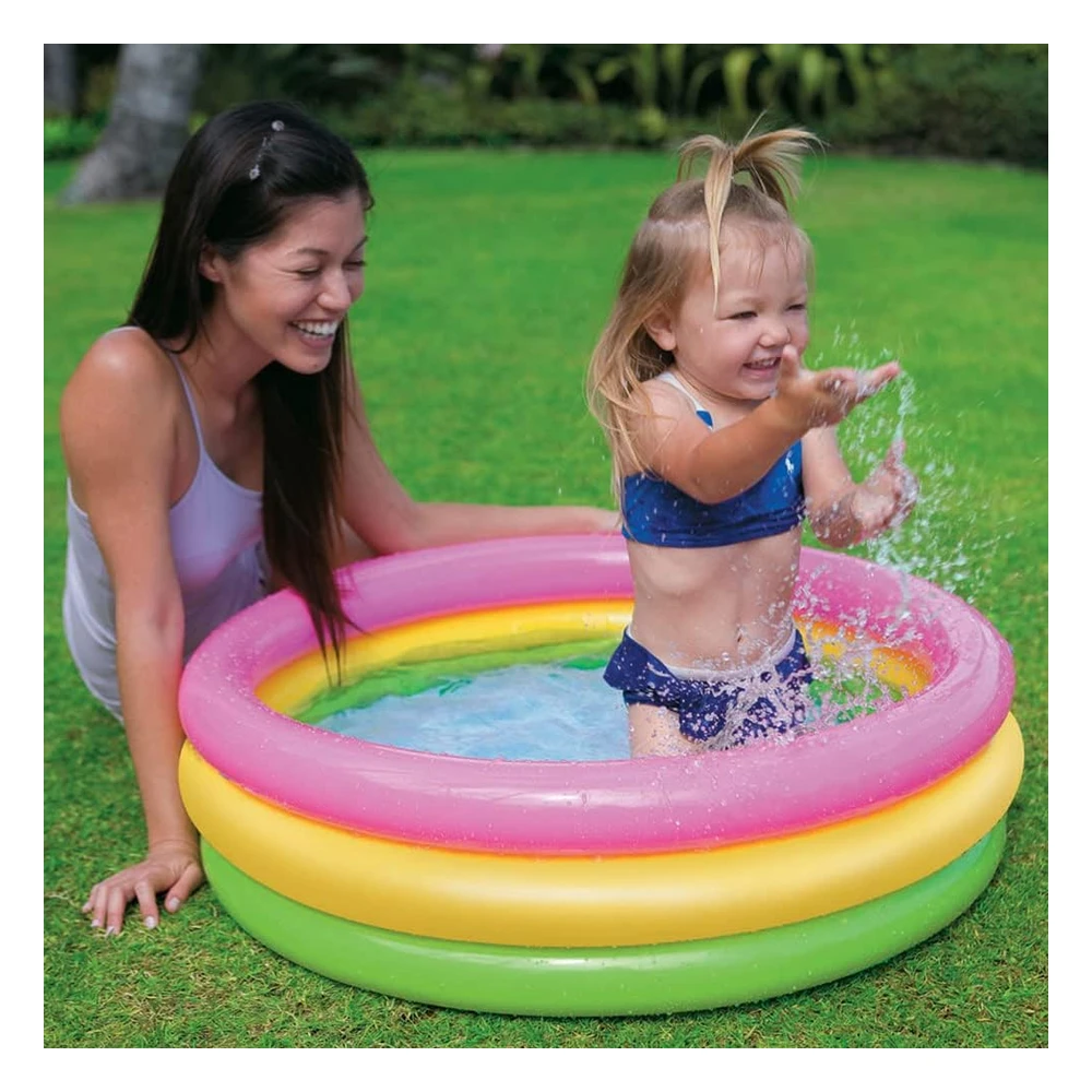 Piscina Pequeña Para Bebé de Luz Del Sol, de Intex, Paquete de 10, El Color Puede Variar