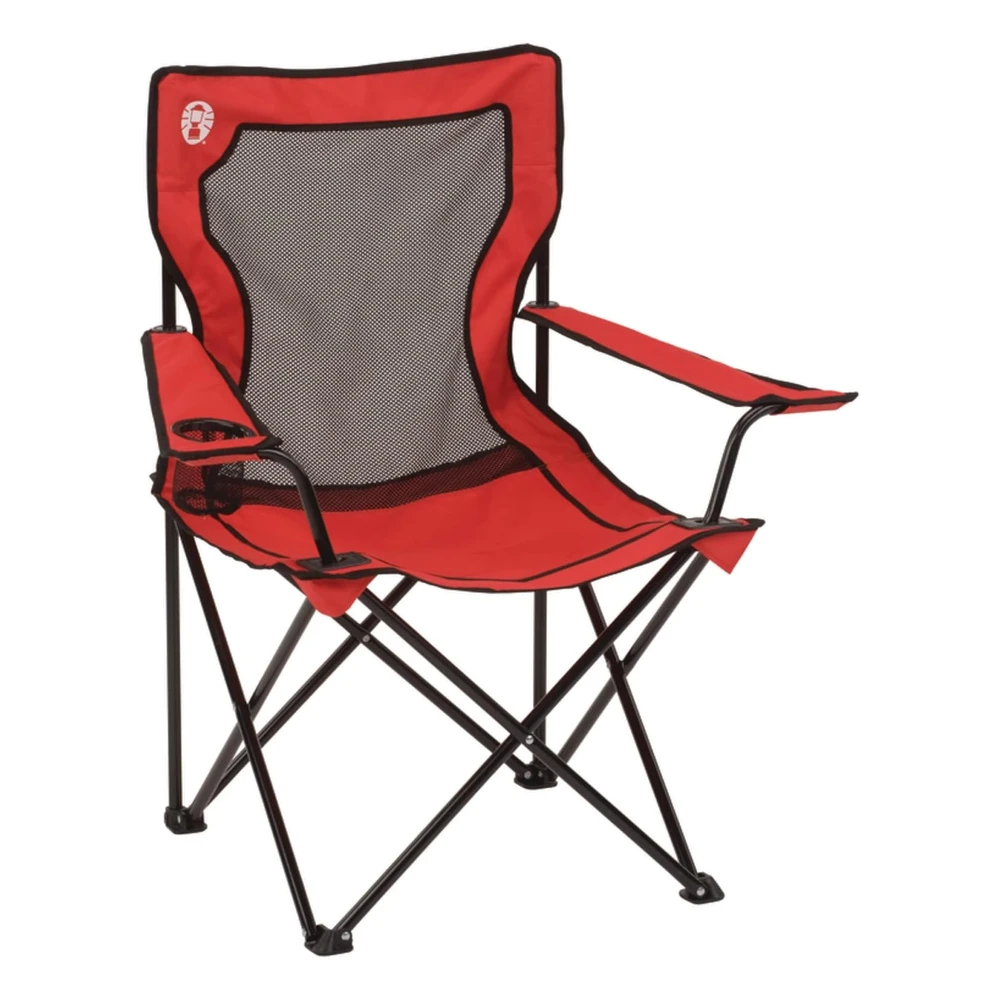 Silla de Campamento Coleman Broadband de Cuatro Patas, de Malla