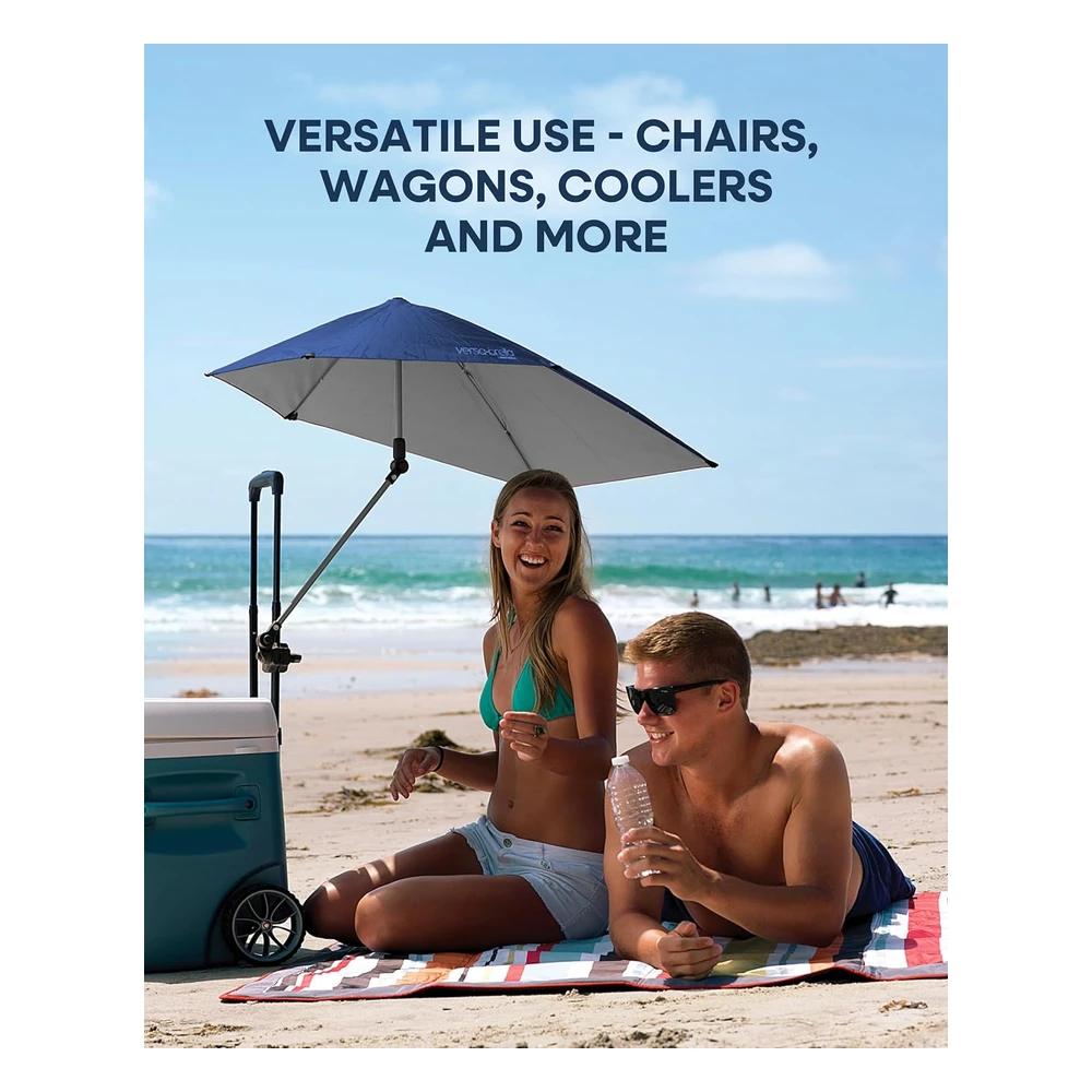 Sport-Brella Versa-Brella - Sombrilla Ajustable Spf 50+ con Abrazadera Universal