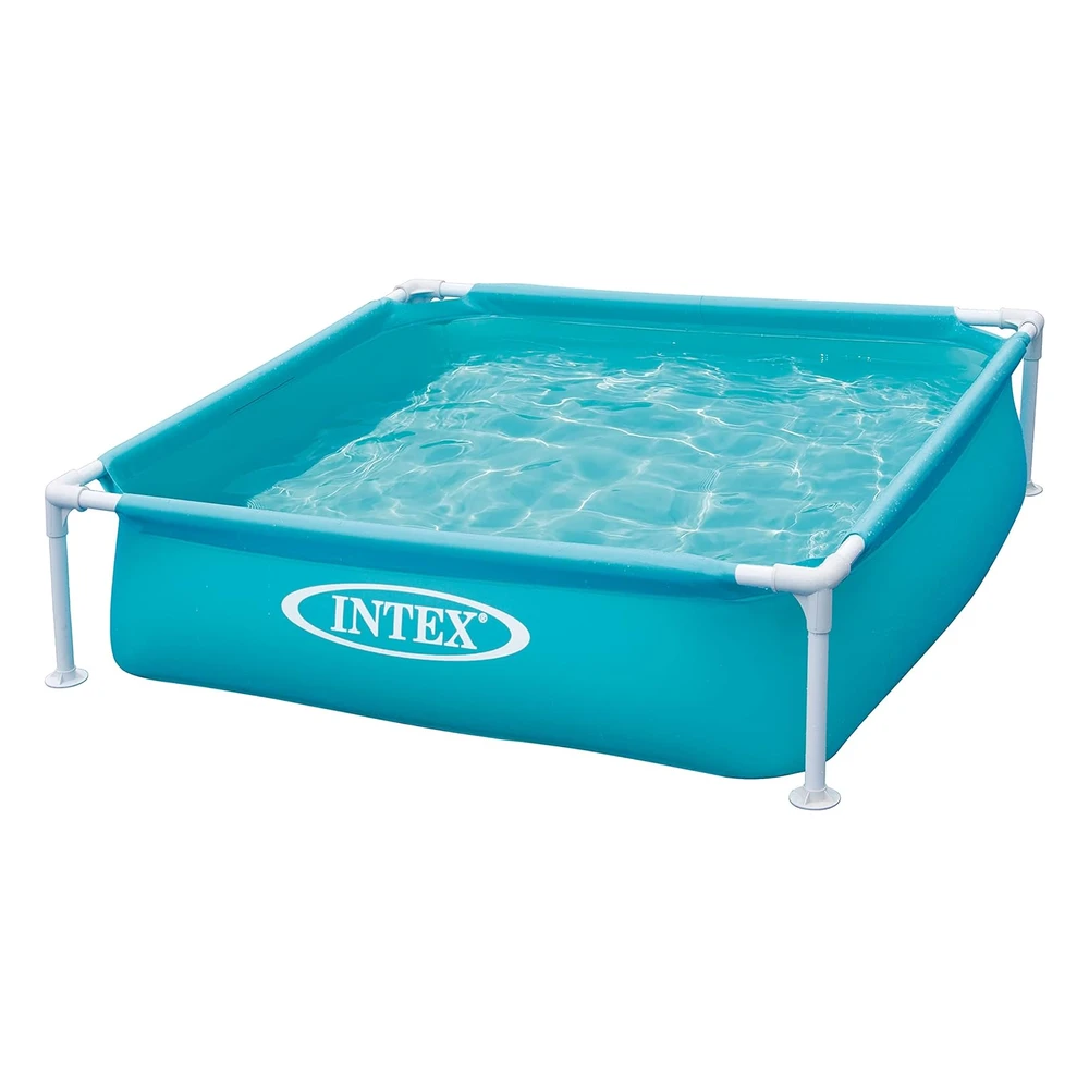 B00HJGTLVW.webp Piscina de Marco Intex Mini , Kit de Mantenimiento, Azul