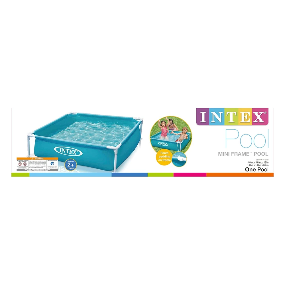 Piscina de Marco Intex Mini , Kit de Mantenimiento, Azul
