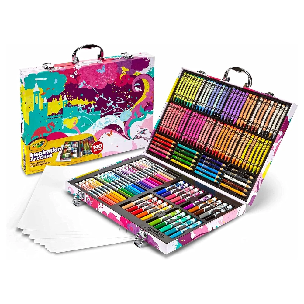 CRAYOLA ESTUCHE DE ARTE INSPIRACIÓN, COLOR ROSADO