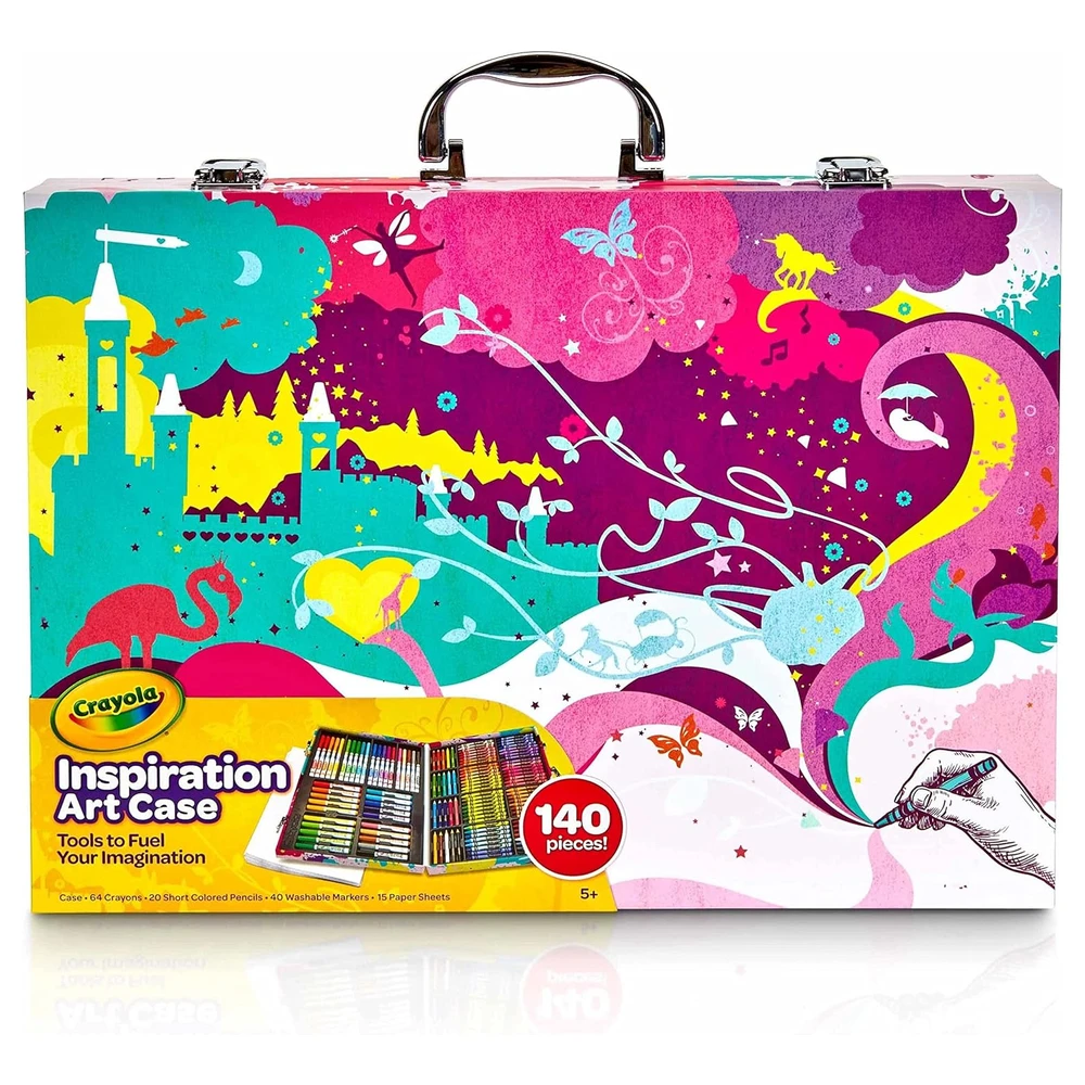 CRAYOLA ESTUCHE DE ARTE INSPIRACIÓN, COLOR ROSADO