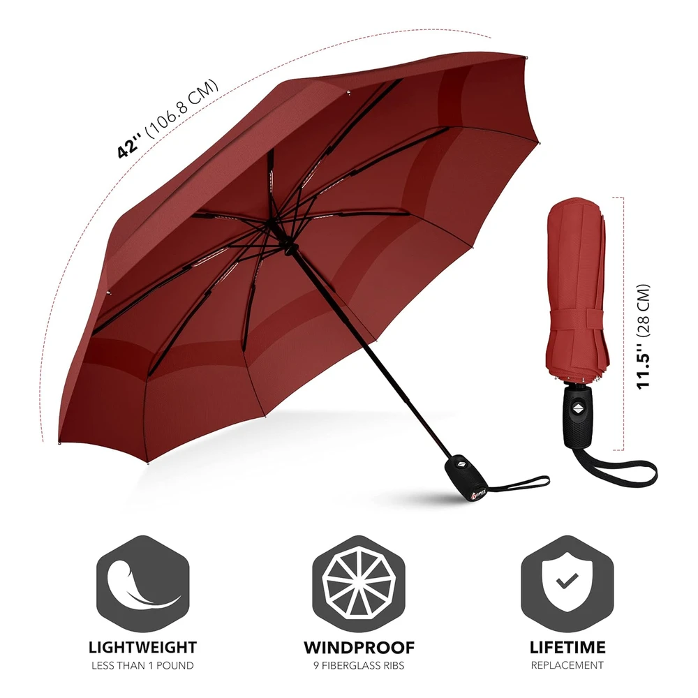 B01K47MJUC_4.webp Repel Umbrella La Sombrilla de Viaje Portátil Original: Sombrilla Para La Lluvia a Prueba de Viento,Compacto Fuerte