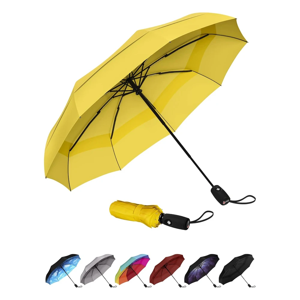 Repel Umbrella La Sombrilla de Viaje Portátil Original: Sombrilla Para La Lluvia a Prueba de Viento,Compacto Fuerte