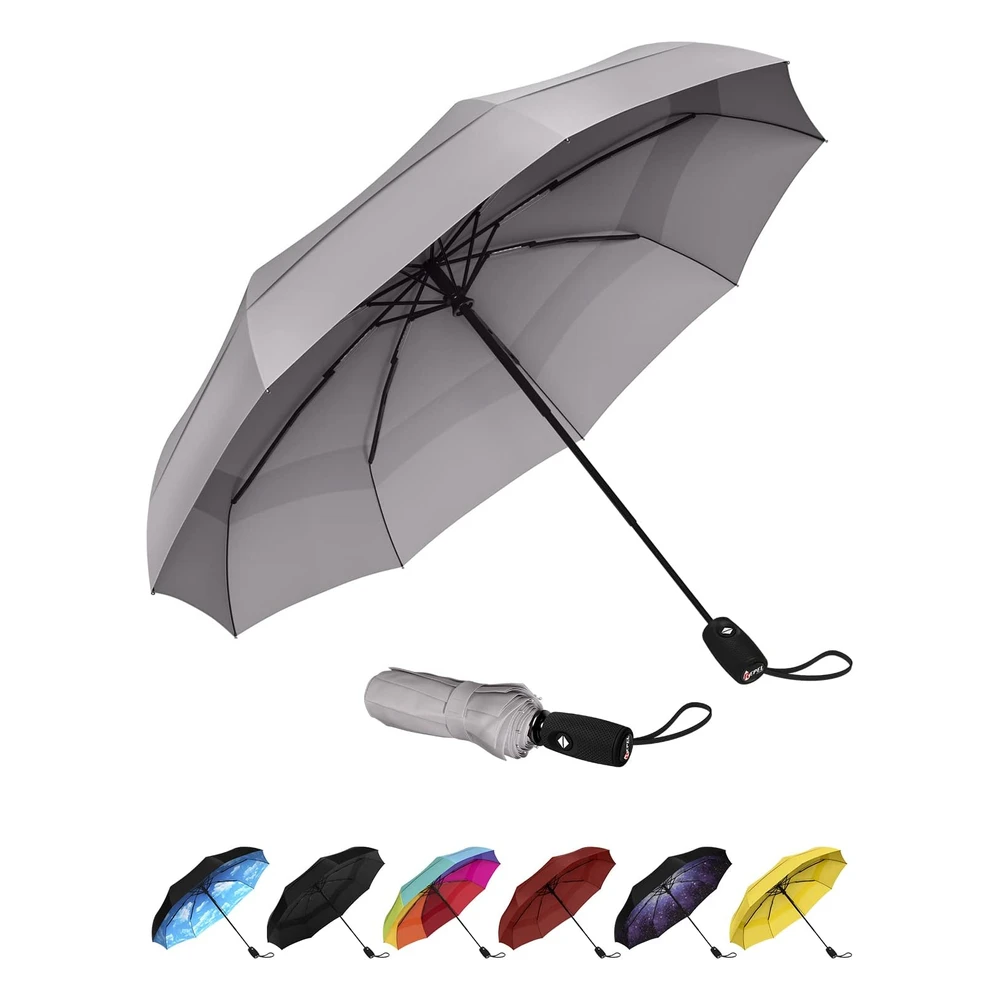 Repel Umbrella La Sombrilla de Viaje Portátil Original: Sombrilla Para La Lluvia a Prueba de Viento,Compacto Fuerte