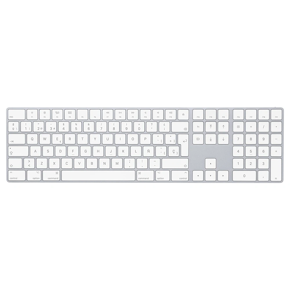MAGIC KEYBOARD CON TECLADO NUMÉRICO INALÁMBRICO, RECARGABLE APPLE - TECLADO ESPAÑOL | SILVER