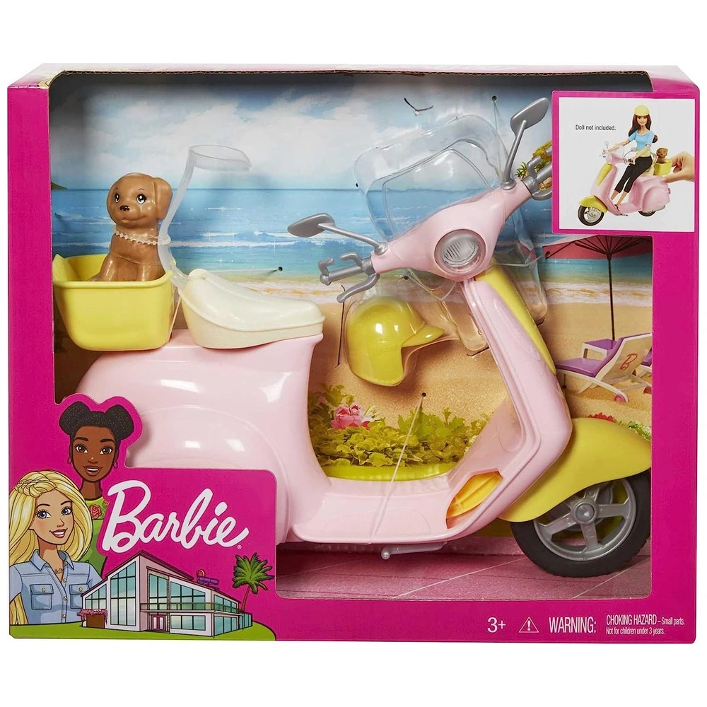 Barbie Moped with Puppy