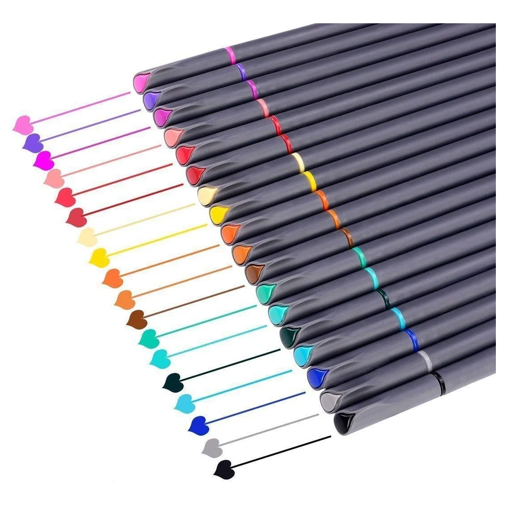 BOLÍGRAFOS DE PUNTA FINA PARA PLANIFICADOR DE DIARIO, BOLÍGRAFOS DE COLORES, ROTULADORES DE PUNTA FINA