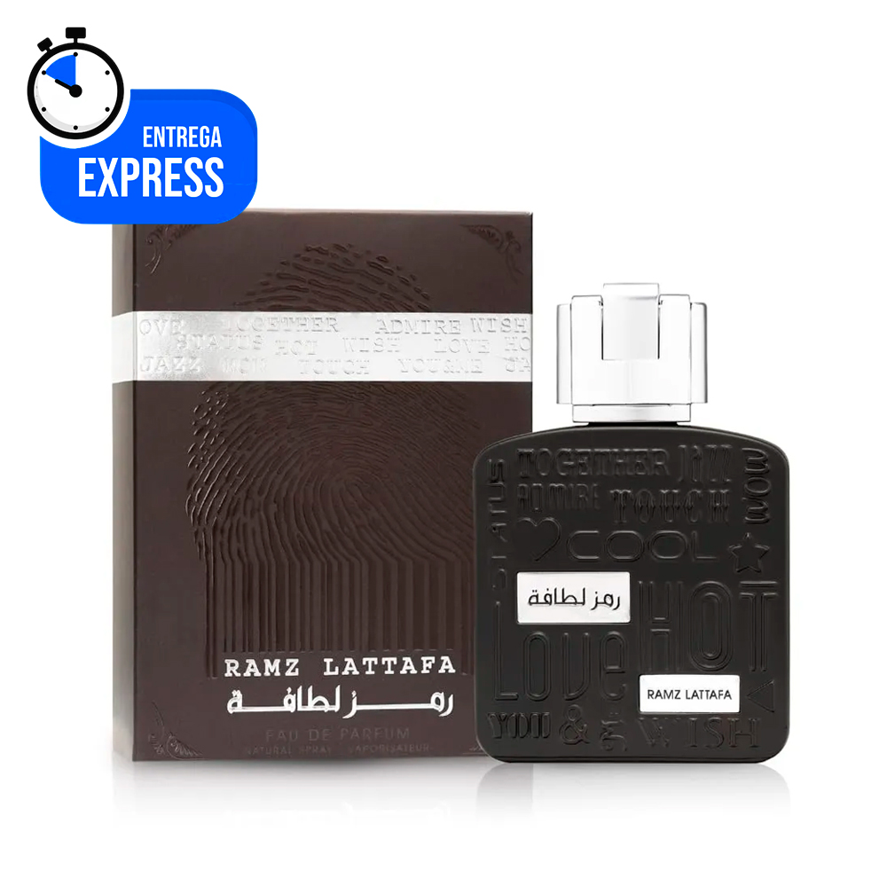 PERFUME LATTAFA RAMZ SILVER EDP HOMBRE 3.4 OZ / 100 ML