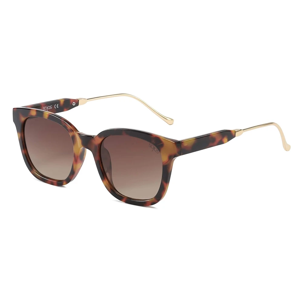 Sojos Lentes de Sol Polarizados Cuadrados Clásicos Para Mujeres Y Hombres, Retro, Modernos, Protección Ultravioleta Uv400 Sj2050