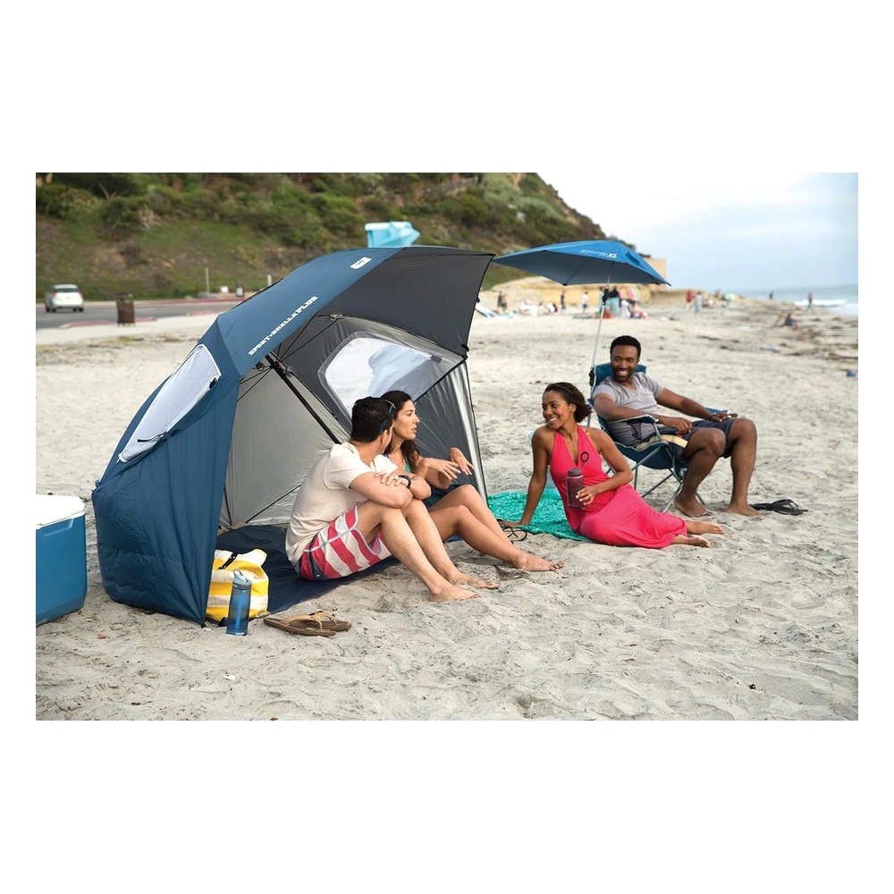 Sport-Brella Versa-Brella - Sombrilla Ajustable Spf 50+ con Abrazadera Universal