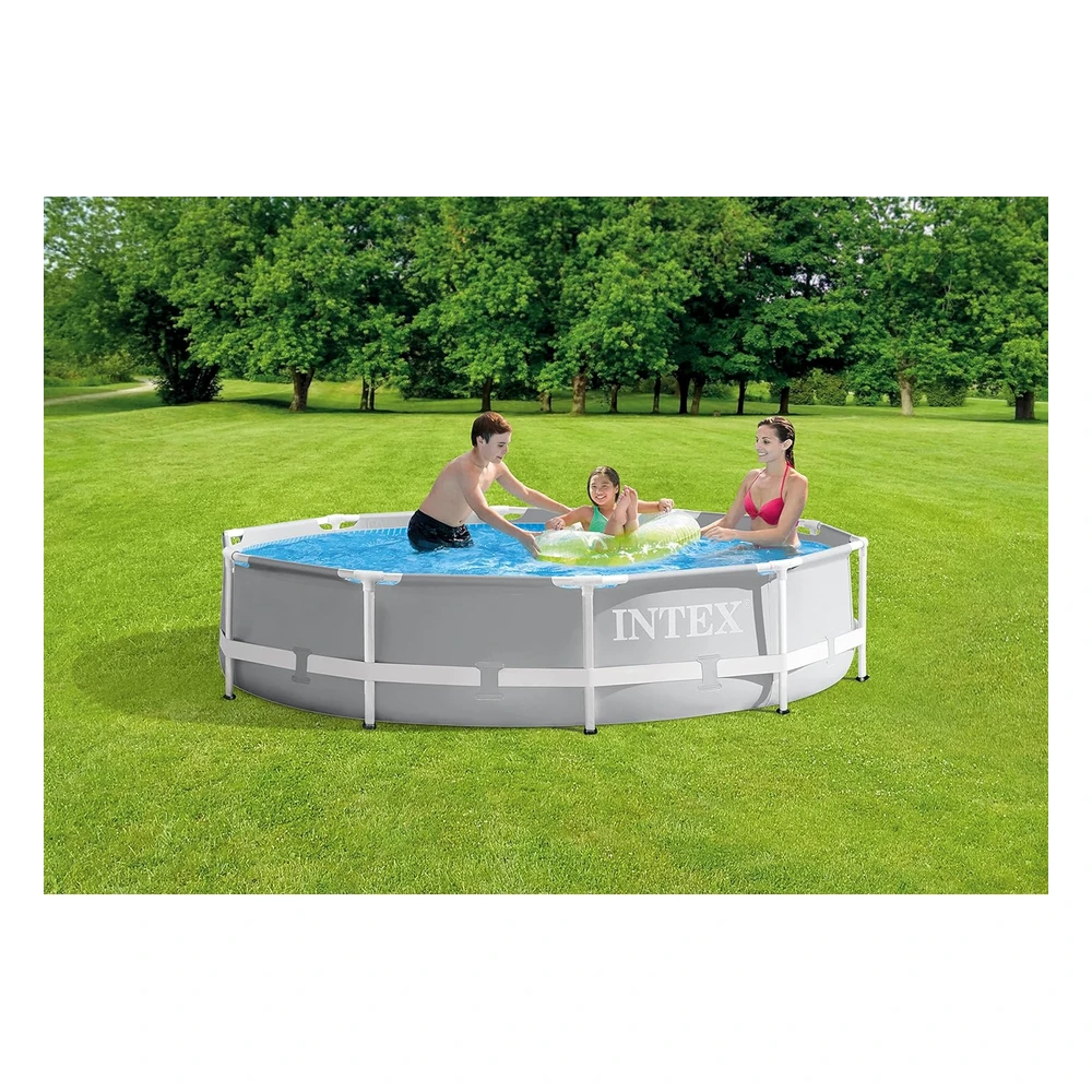 Intex Set de Piscina con Marco de Prisma