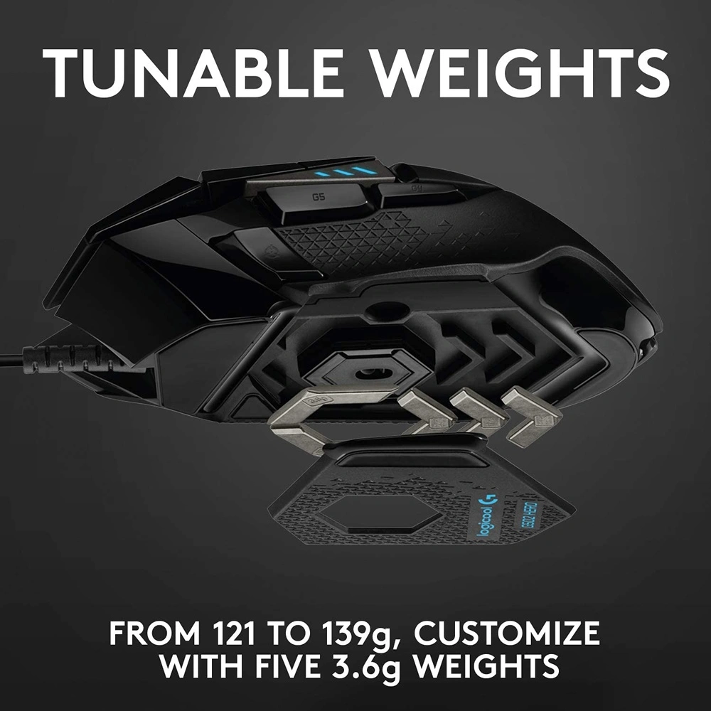 MOUSE G502 HERO LOGITECH | NEGRO